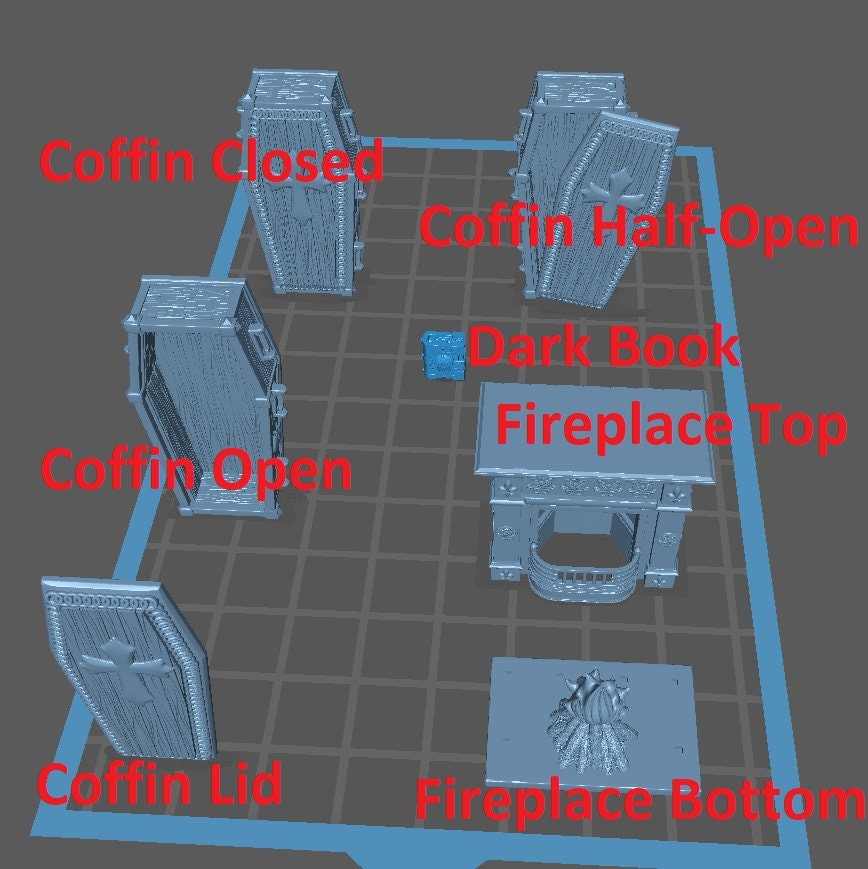 Vampire Castle Scatter - Terrain Kit - Epic Miniatures