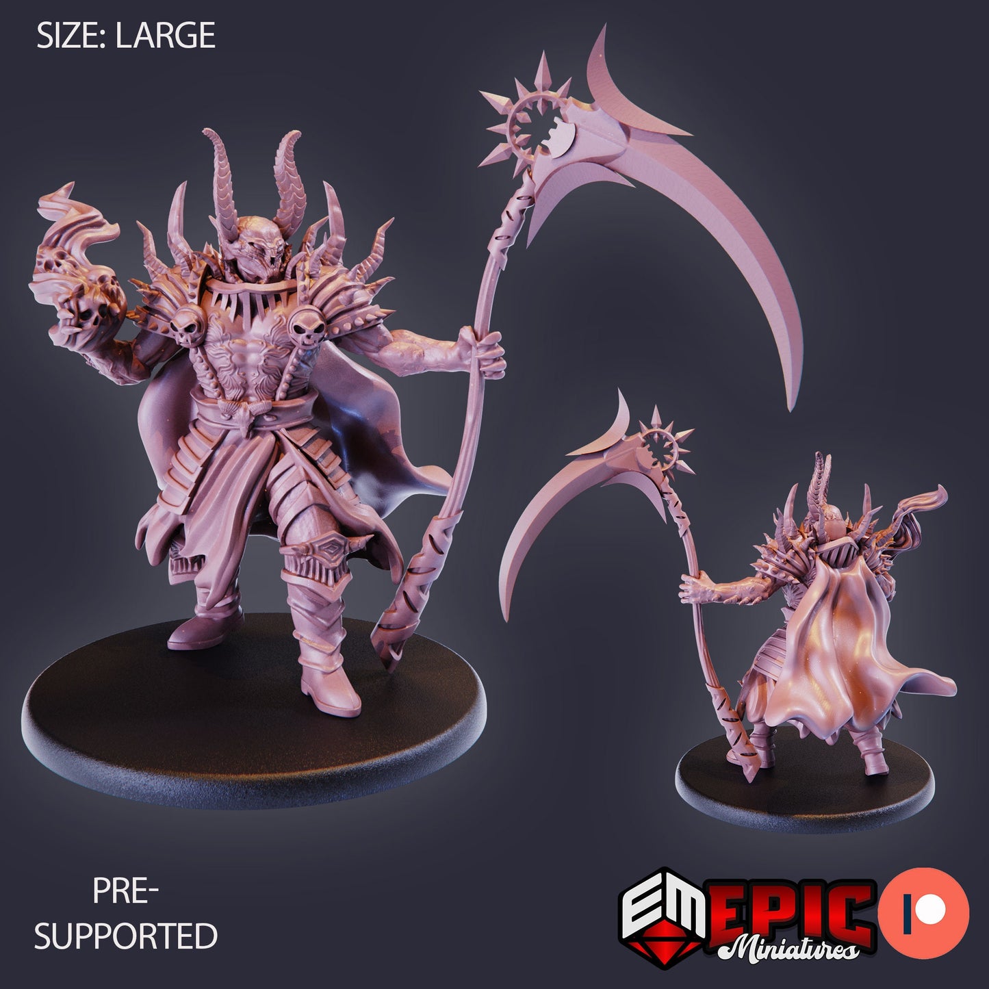 Devil Warlord (3 Variants Available) - Epic Miniatures