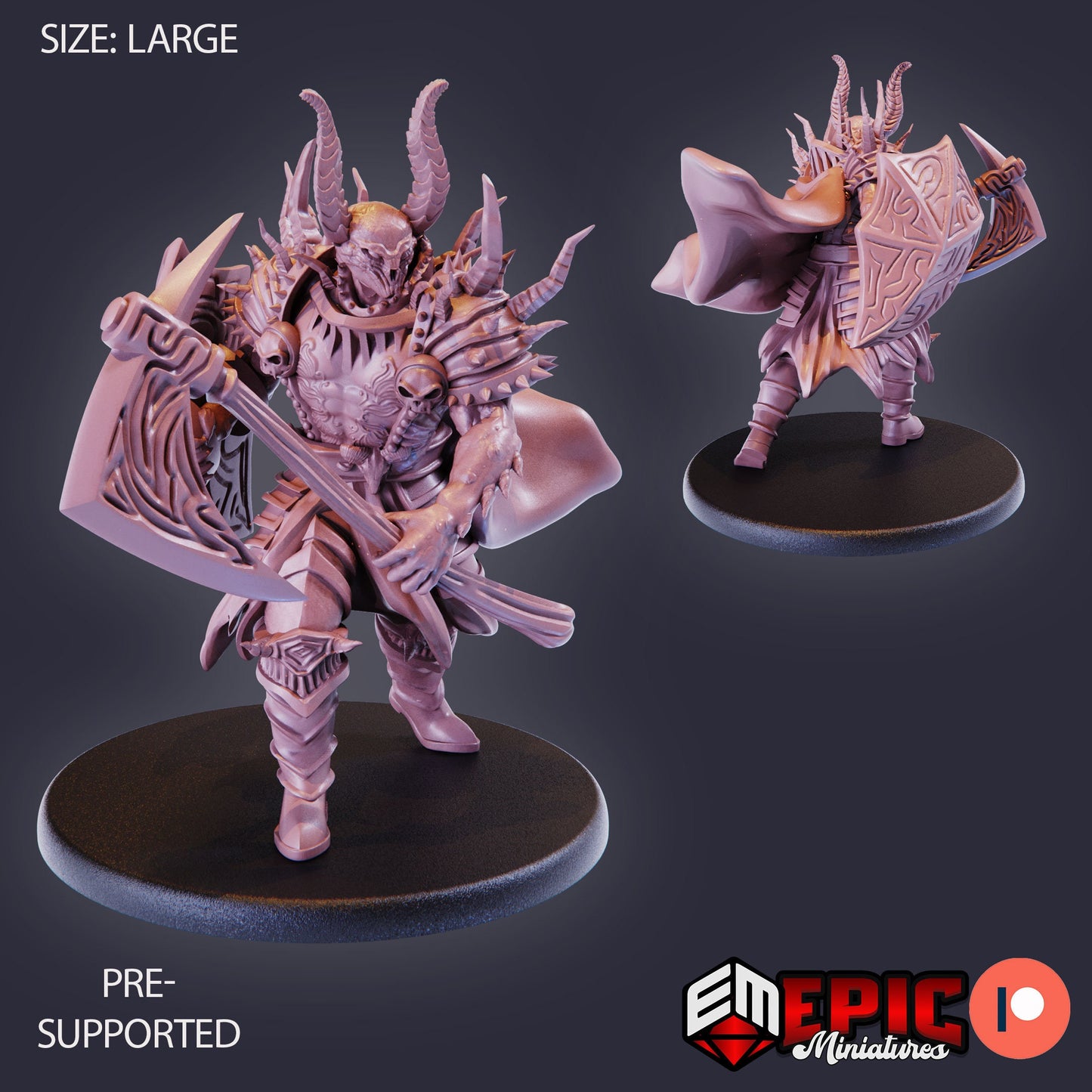 Devil Warlord (3 Variants Available) - Epic Miniatures