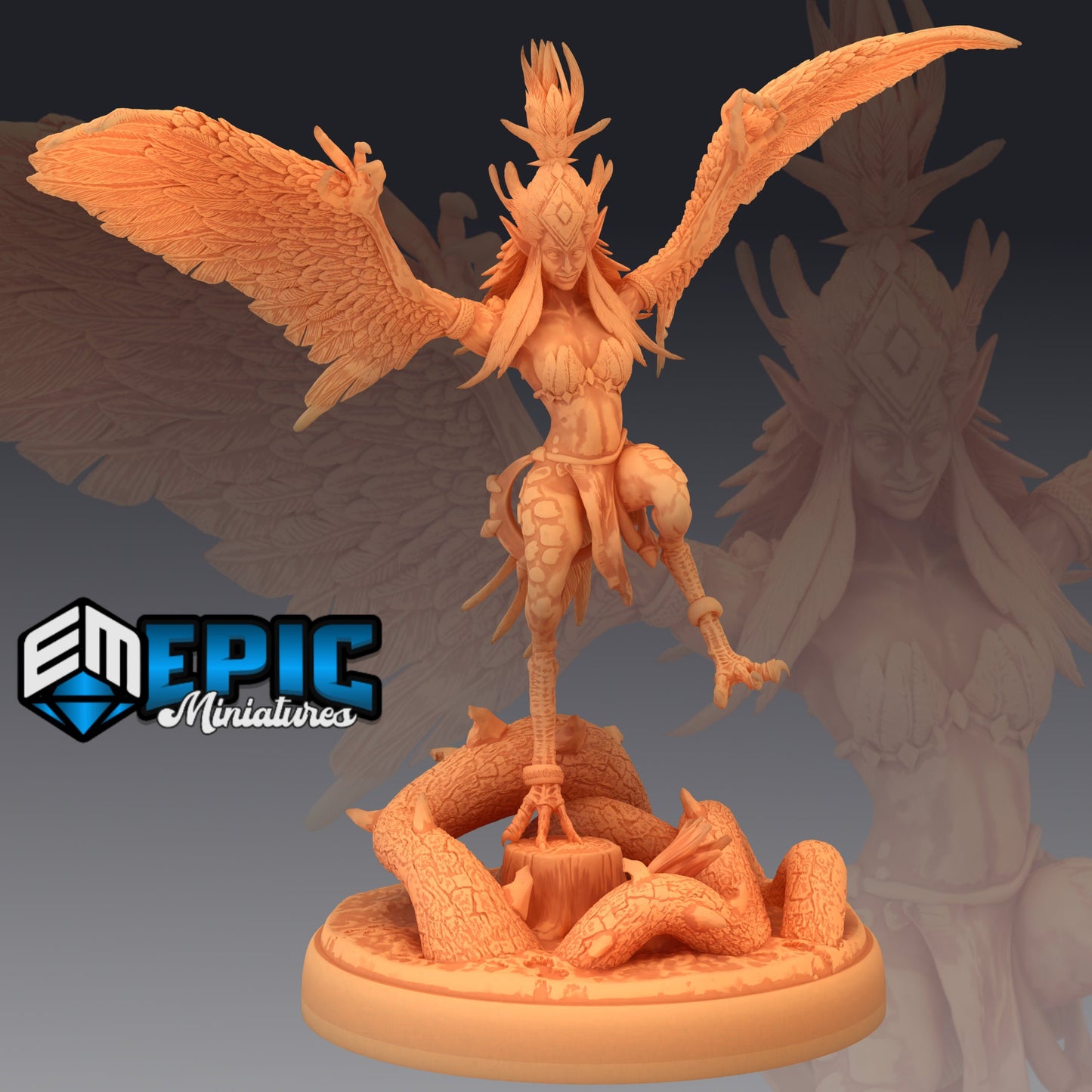 Harpy Lady (3 Variants) - Epic Miniatures