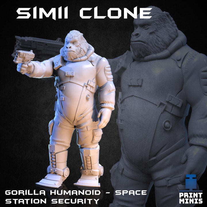 Simii Clone (2 Variants Available) - Print Minis