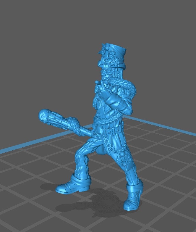 Baron Samedi (3 Poses Available) - Brayan Nafarrate