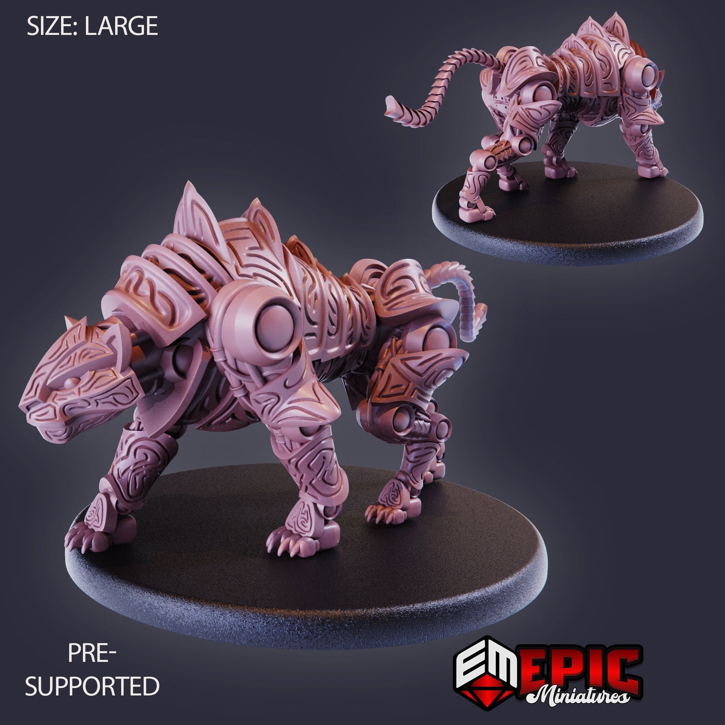 Construct Tiger (3 Variants Available) - Epic Miniatures