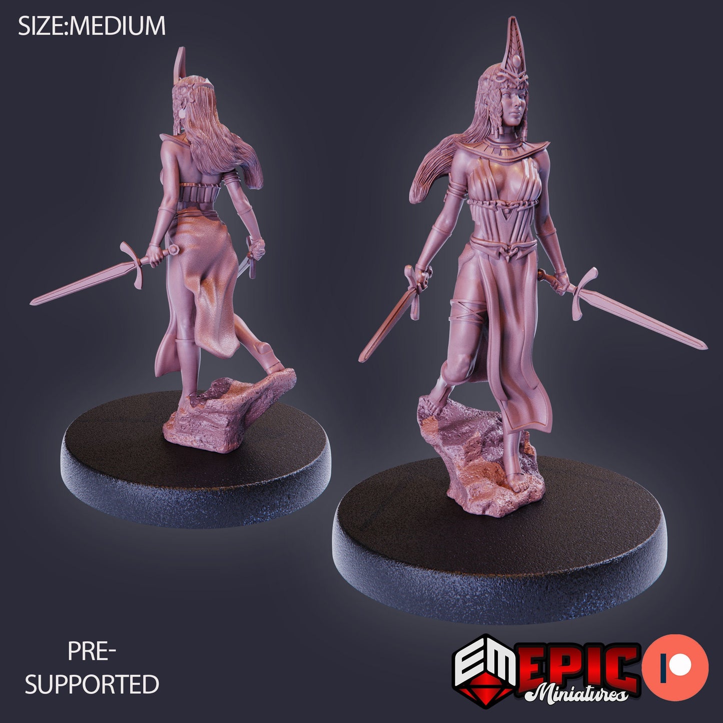 Priestess of Anubis (3 Variants) - Epic Miniatures