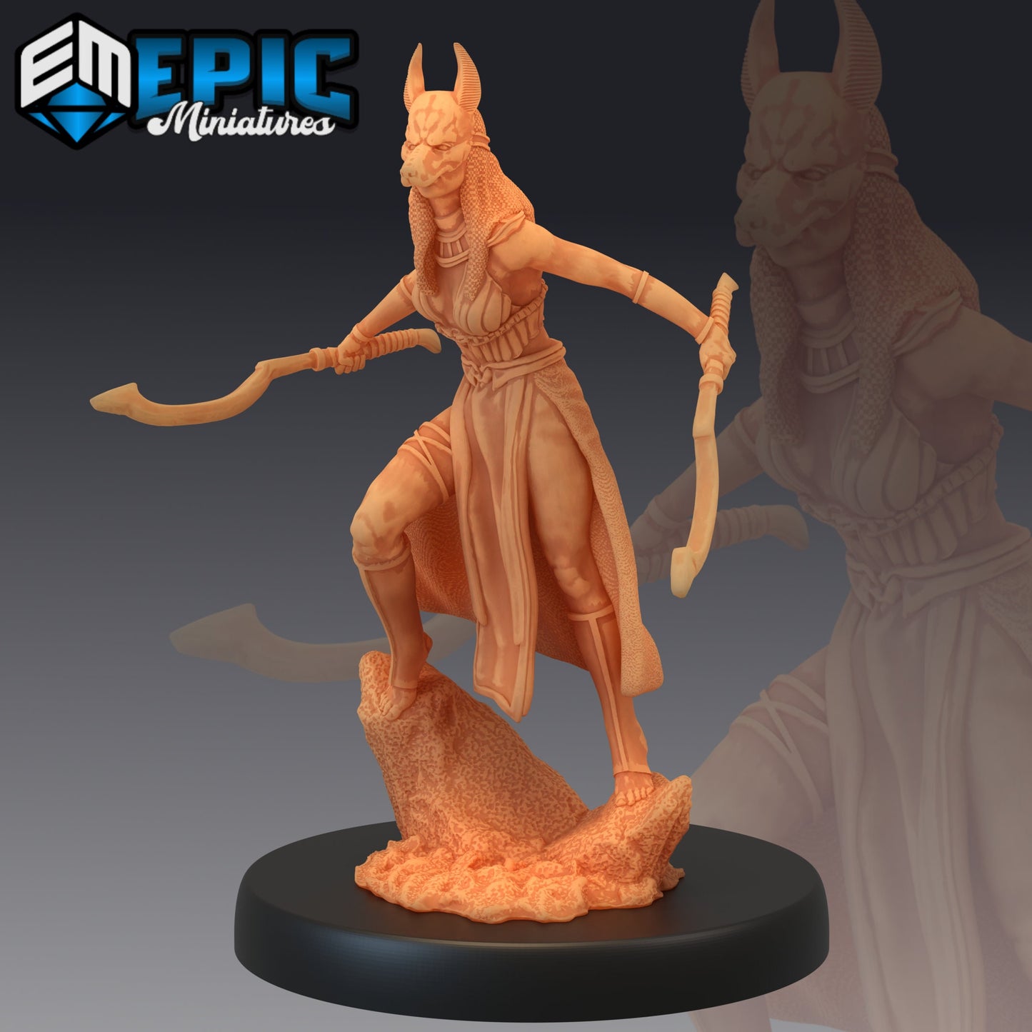 Priestess of Anubis (3 Variants) - Epic Miniatures