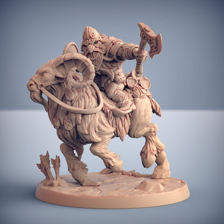 Skutagaard Dwarven Ram Rider B (Modular) - Artisan Guild