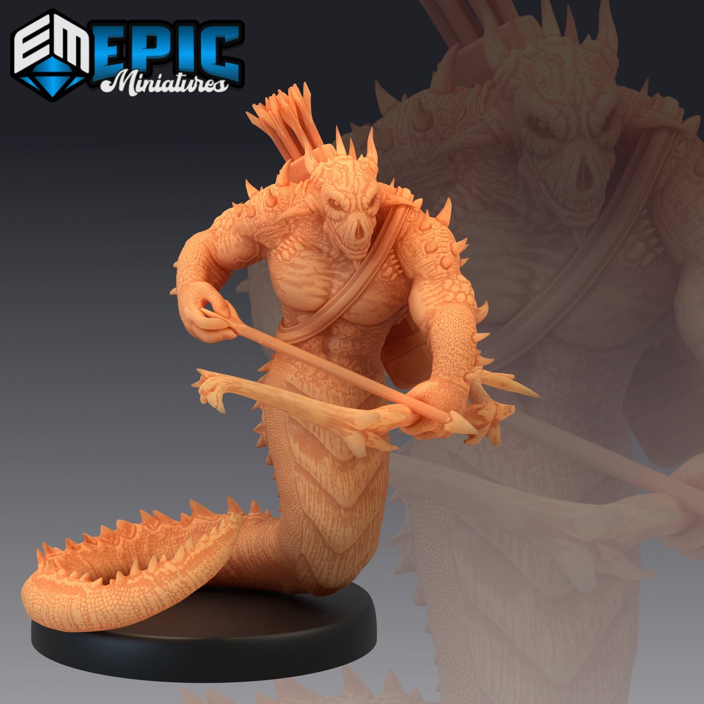 Fire Salamander (3 Variants) - Epic Miniatures