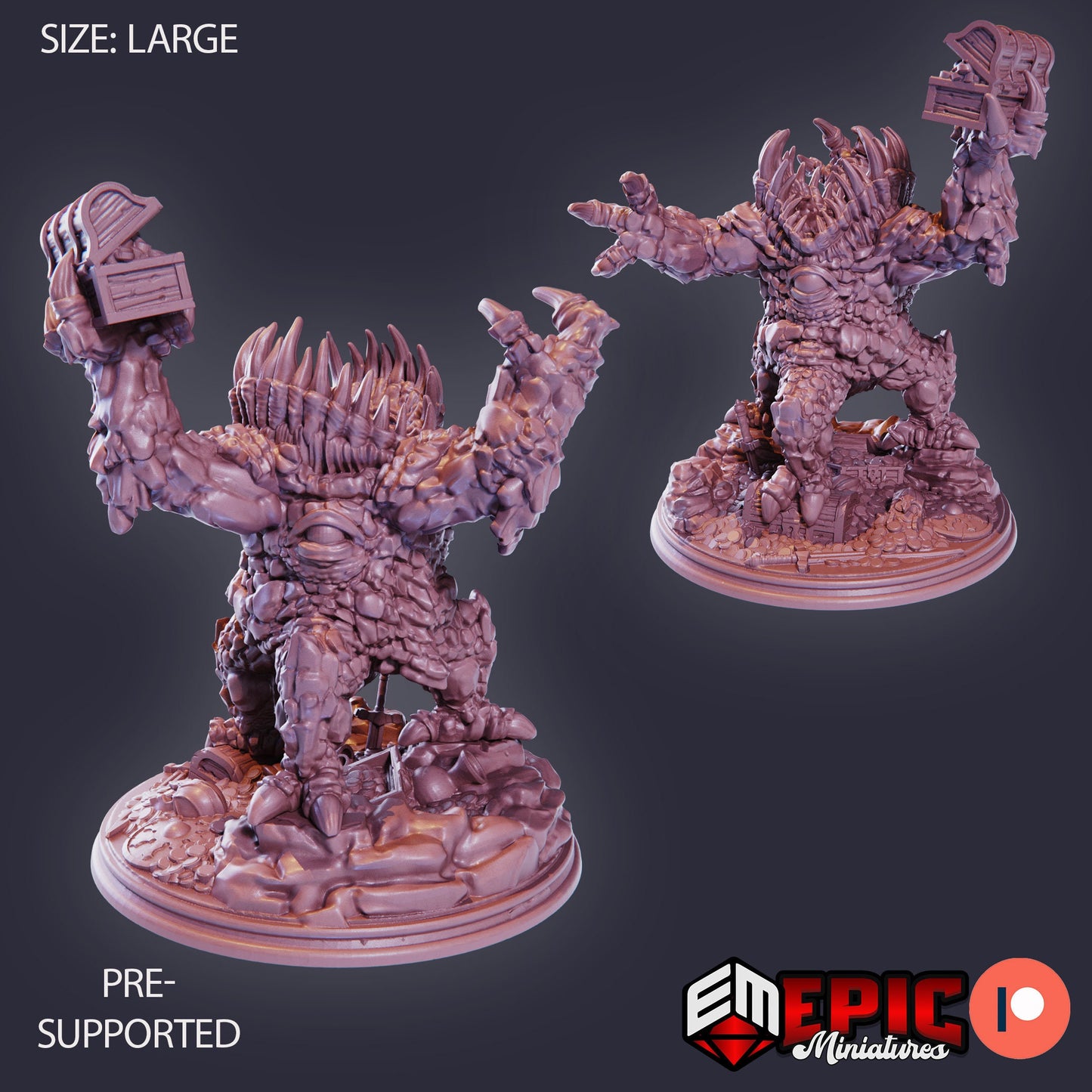 Gem Devourer (3 Variants) - Epic Miniatures