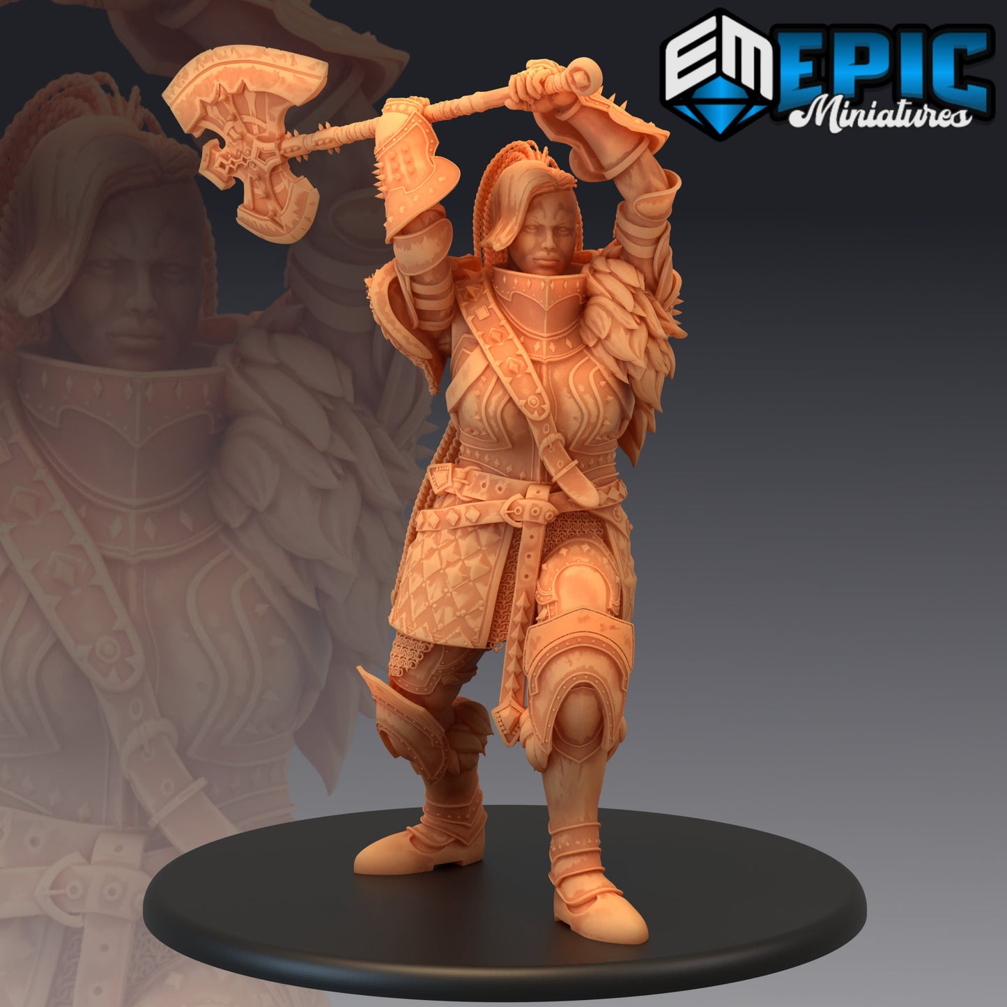 Fire Giantess (3 Variants) - Epic Miniatures