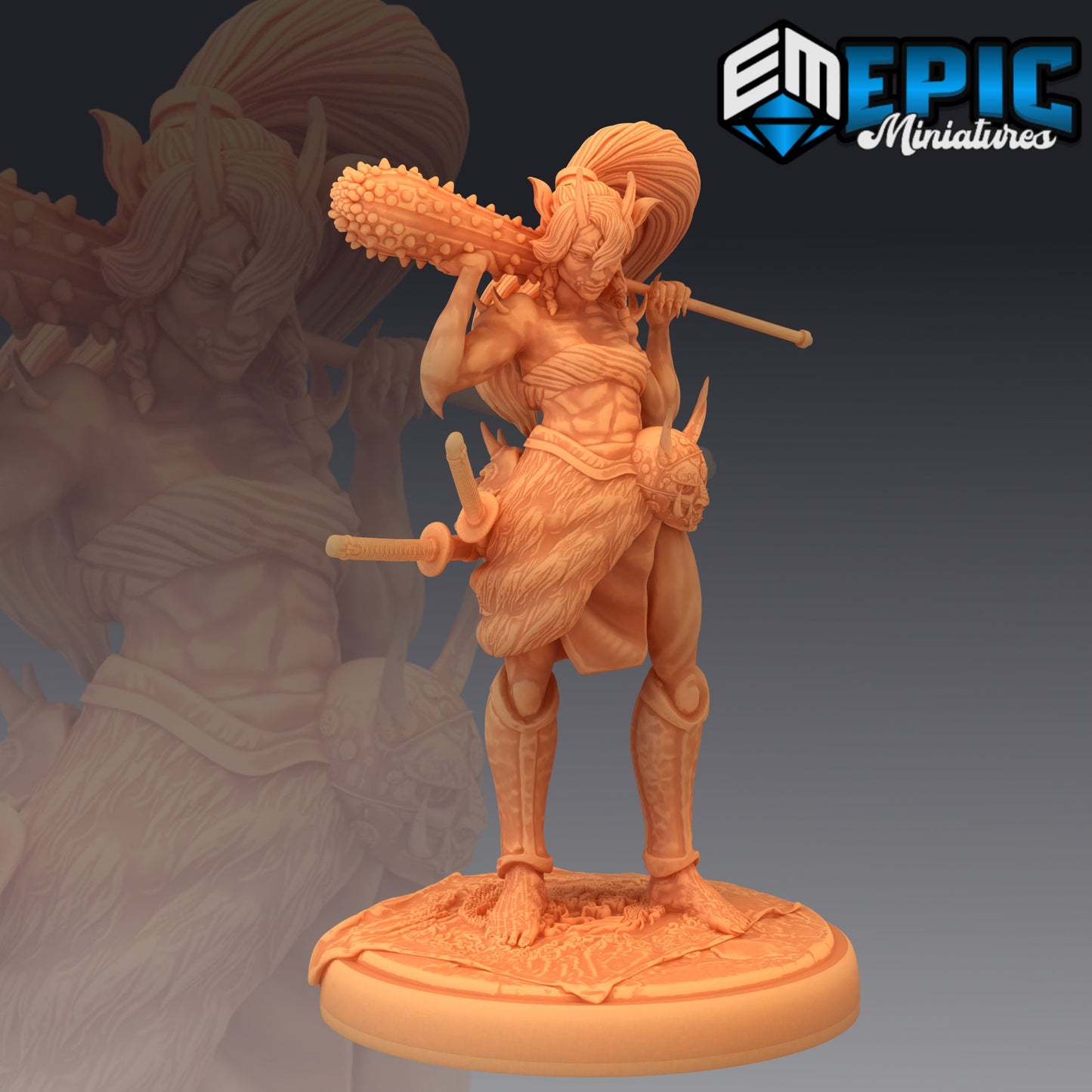 Oni Warrior Female (3 Variants) - Epic Miniatures