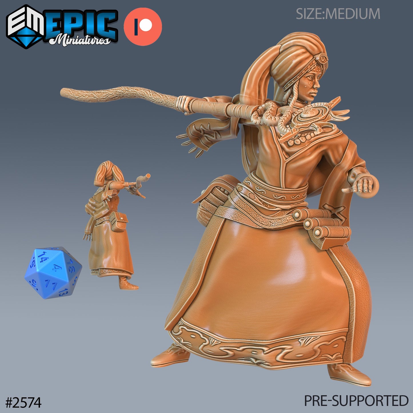 Tribe Seer (3 Variants Available) - Epic Miniatures