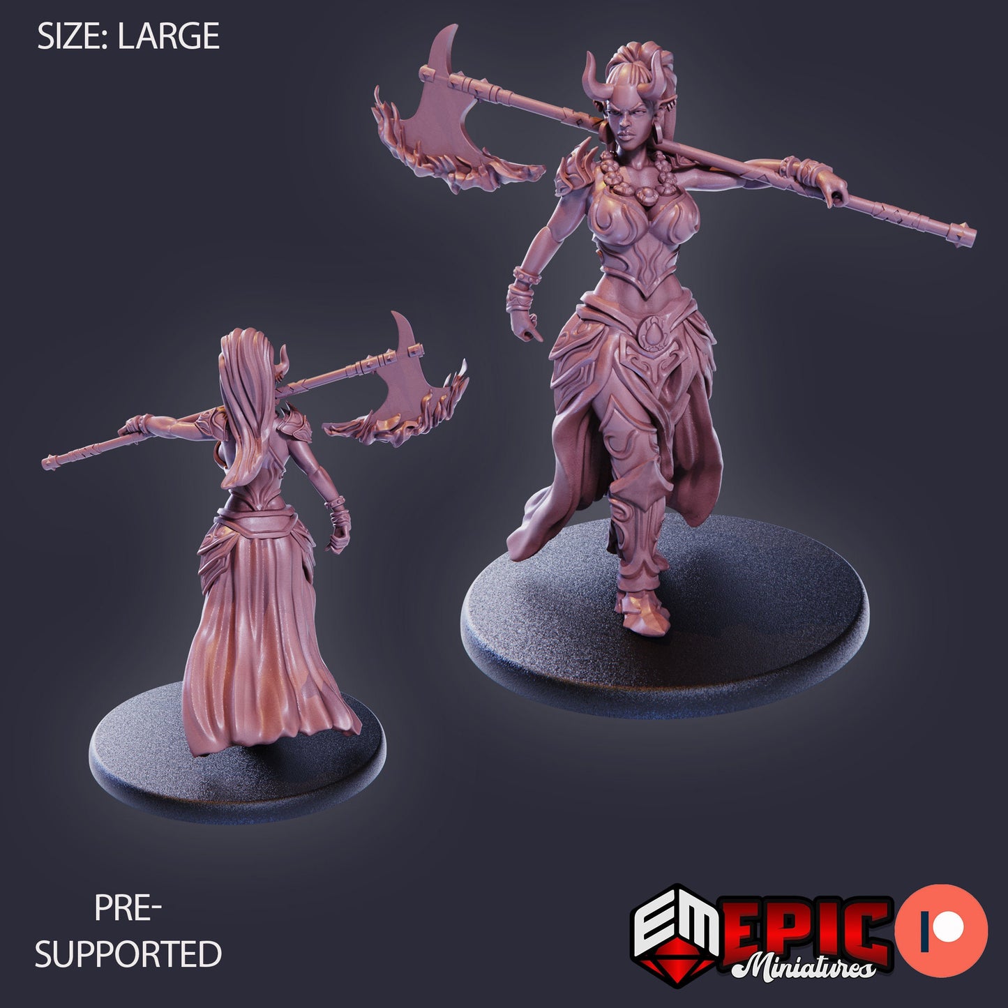 Efreeti Female (4 Variants) - Epic Miniatures