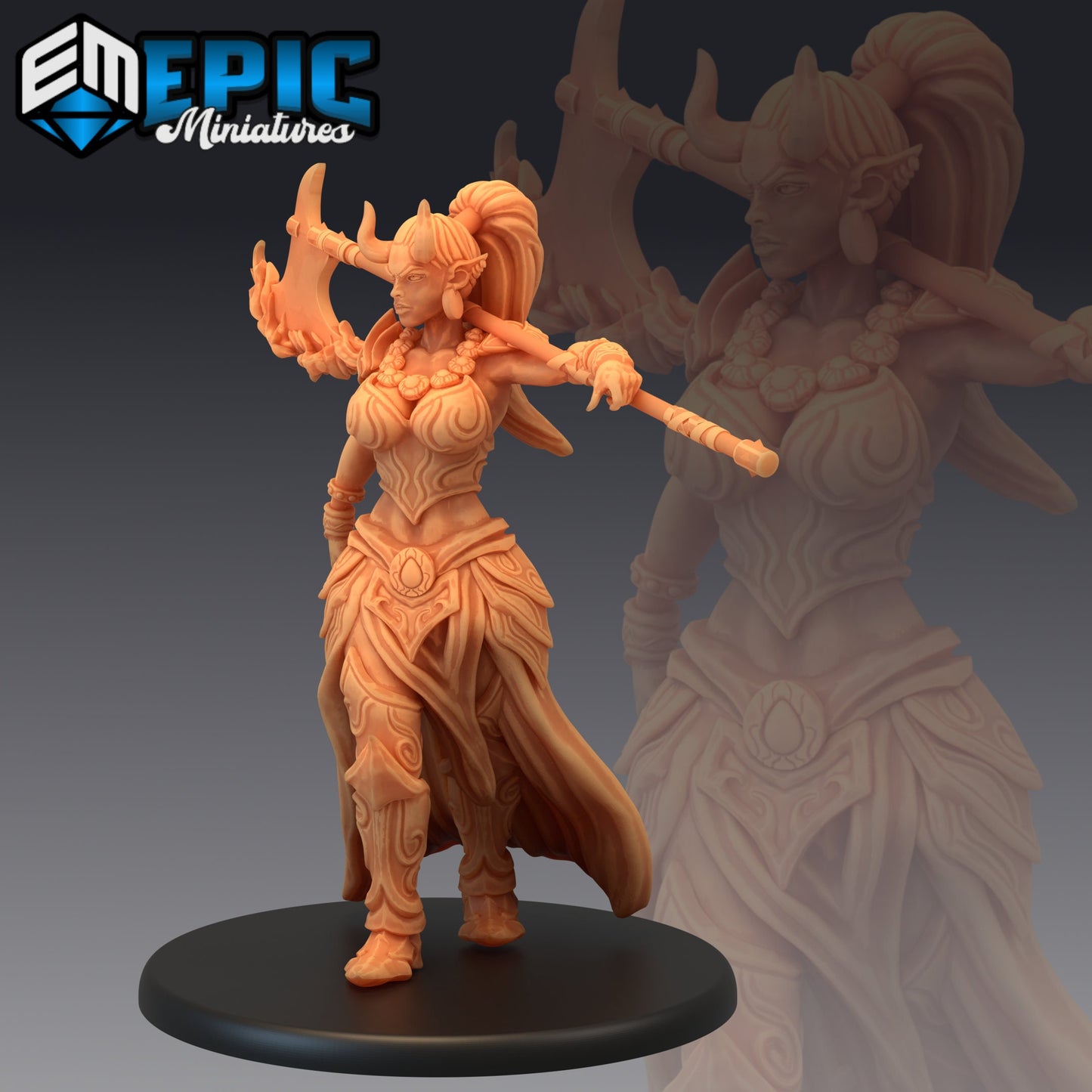 Efreeti Female (4 Variants) - Epic Miniatures