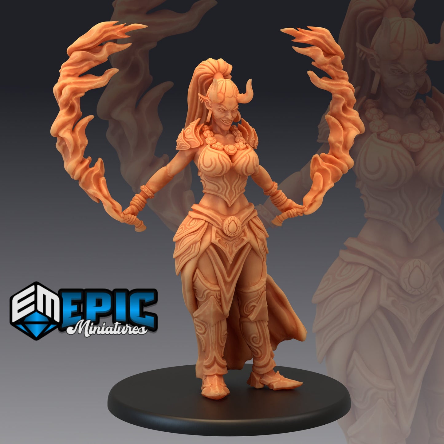 Efreeti Female (4 Variants) - Epic Miniatures
