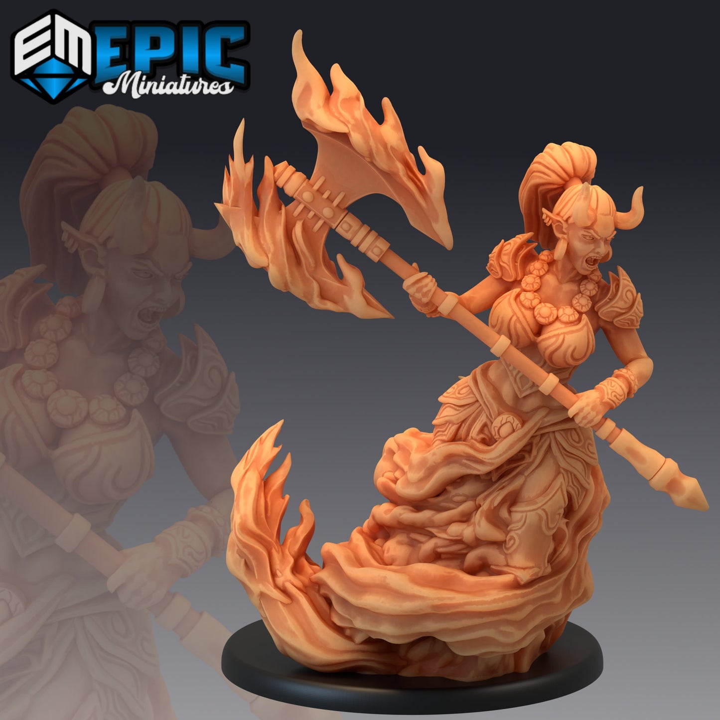 Efreeti Female (4 Variants) - Epic Miniatures