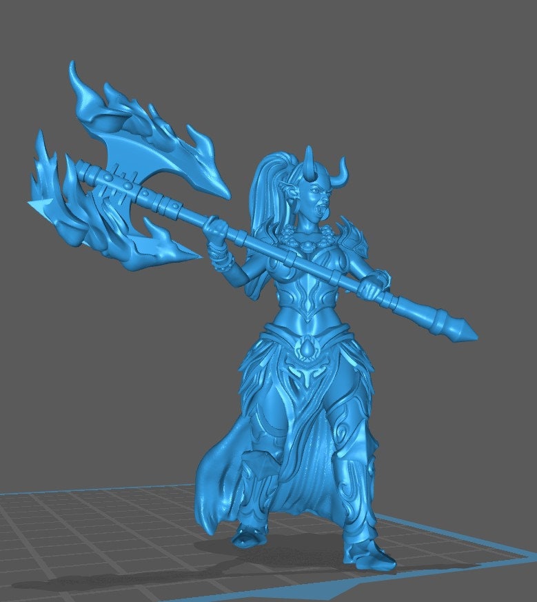 Efreeti Female (4 Variants) - Epic Miniatures