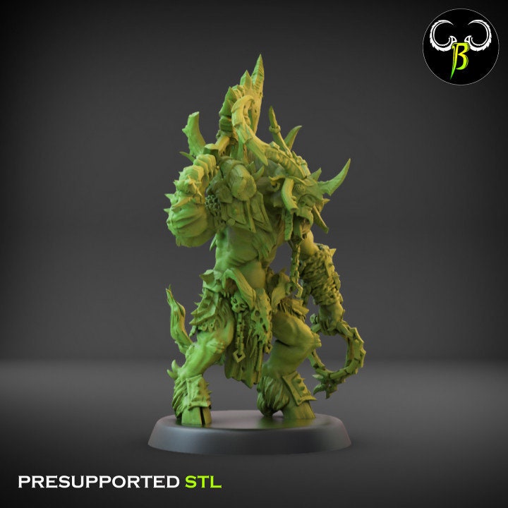 Savage Lord with Chariot - Clay Beast Creations