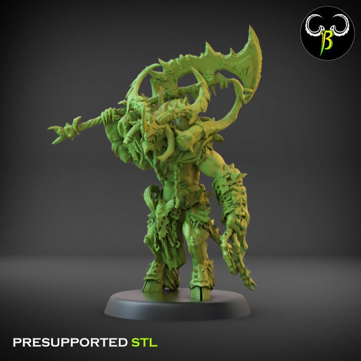 Savage Lord with Chariot - Clay Beast Creations