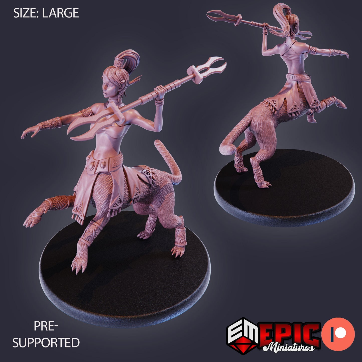 Lamia Quadruped (3 Variants) - Epic Miniatures