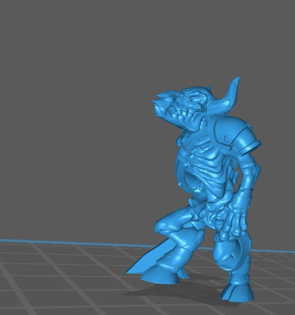 Skeleton Minotaur (5 Poses Available) - Brayan Nafarrate