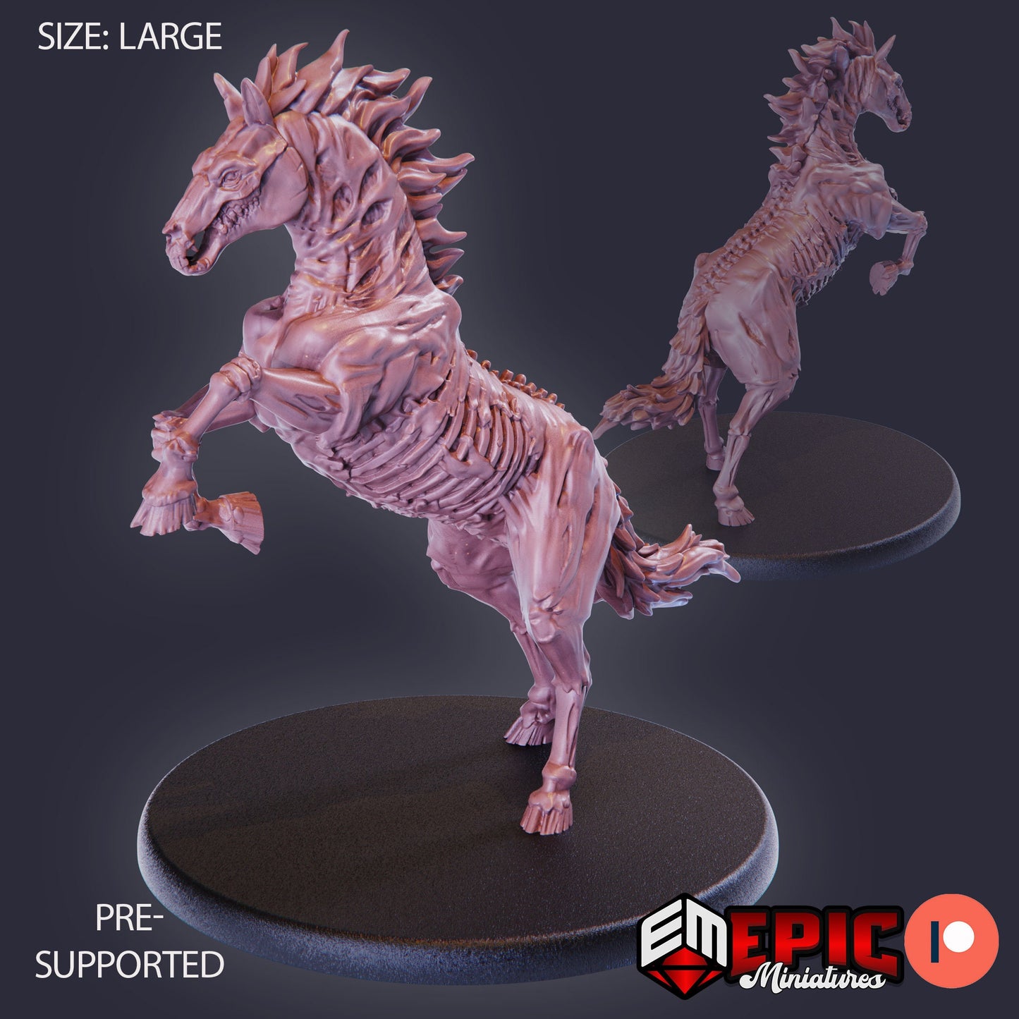 Horse (5 Variants) - Epic Miniatures