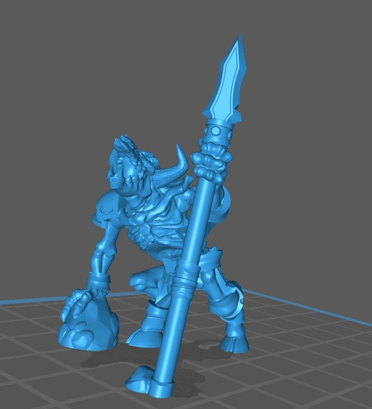 Skeleton Minotaur (5 Poses Available) - Brayan Nafarrate