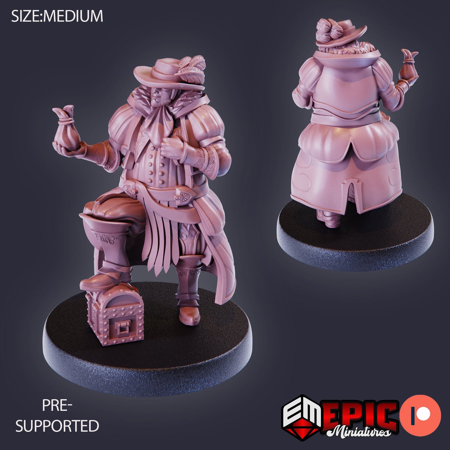 Noble Human (3 Variants Available) - Epic Miniatures