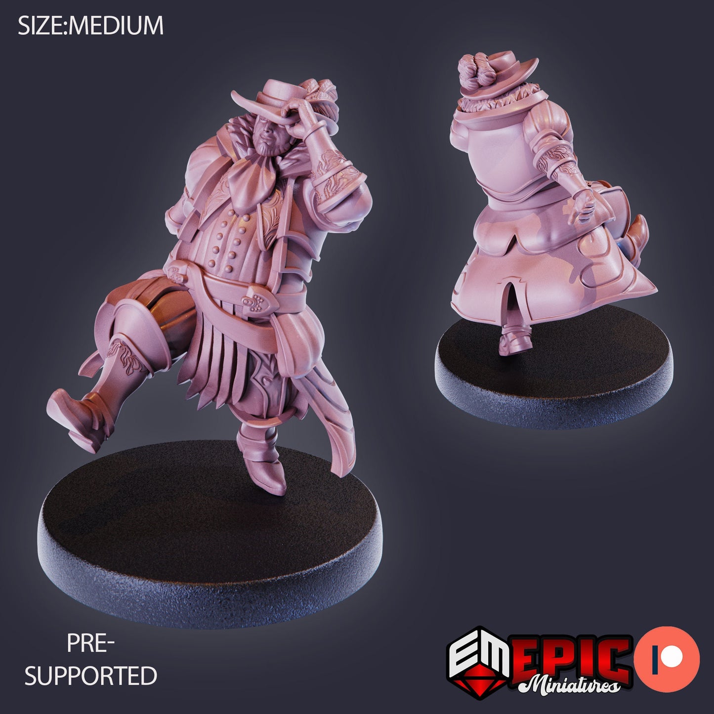 Noble Human (3 Variants Available) - Epic Miniatures