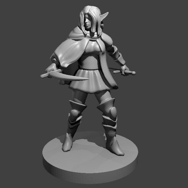 Elven Fighter (6 Variants Available) - MZ4250