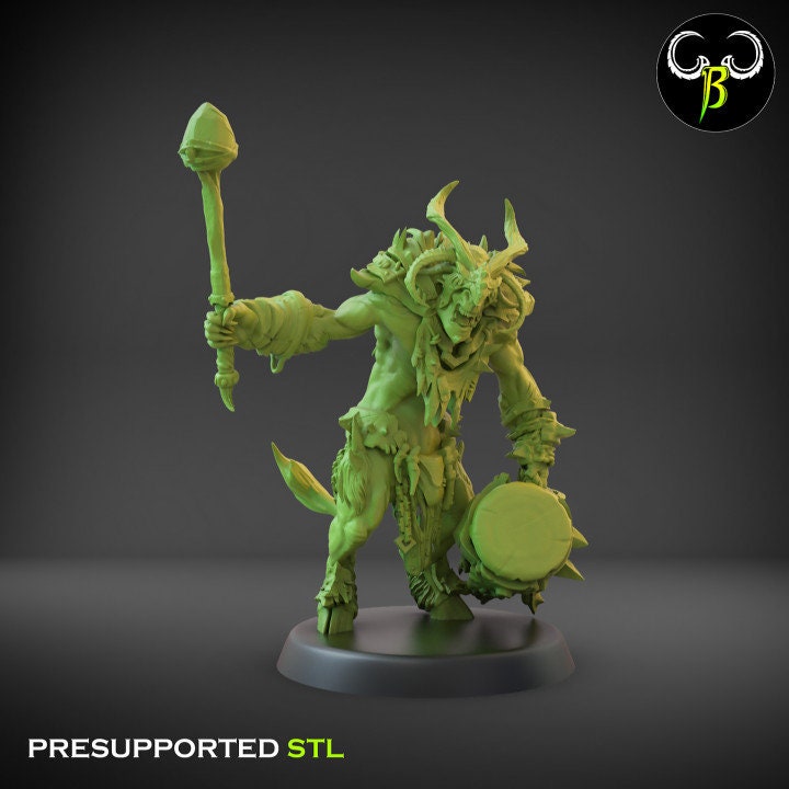 Savage Raider Squad 2 (6 Variants Available) - Clay Beast Creations