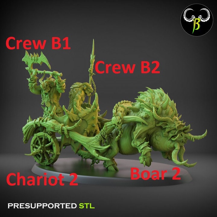 Savage Chariot (2 Variants Available) - Clay Beast Creations