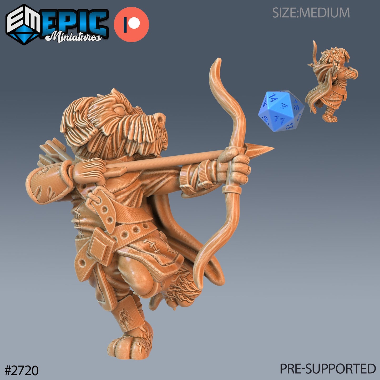Dog Folk Tribe - Set 1 (4 Variants Available) - Epic Miniatures