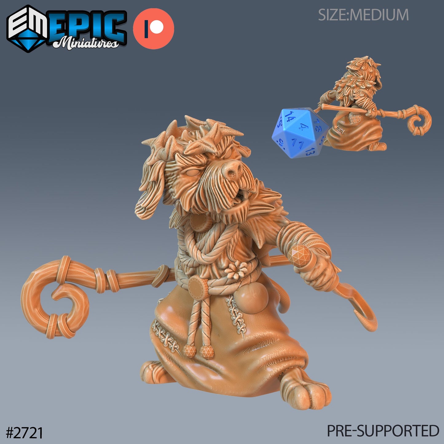 Dog Folk Tribe - Set 1 (4 Variants Available) - Epic Miniatures