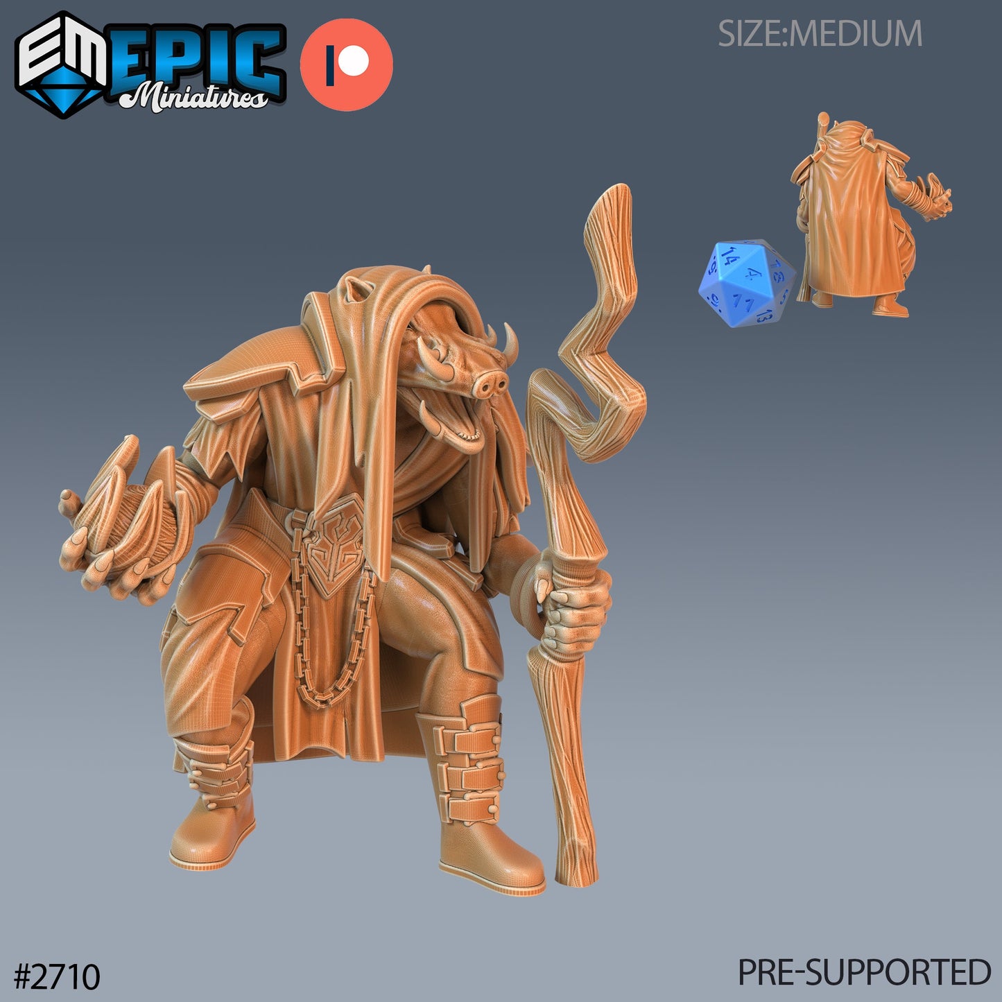Warthog Folk Tribe - Set 2 (4 Variants Available) - Epic Miniatures