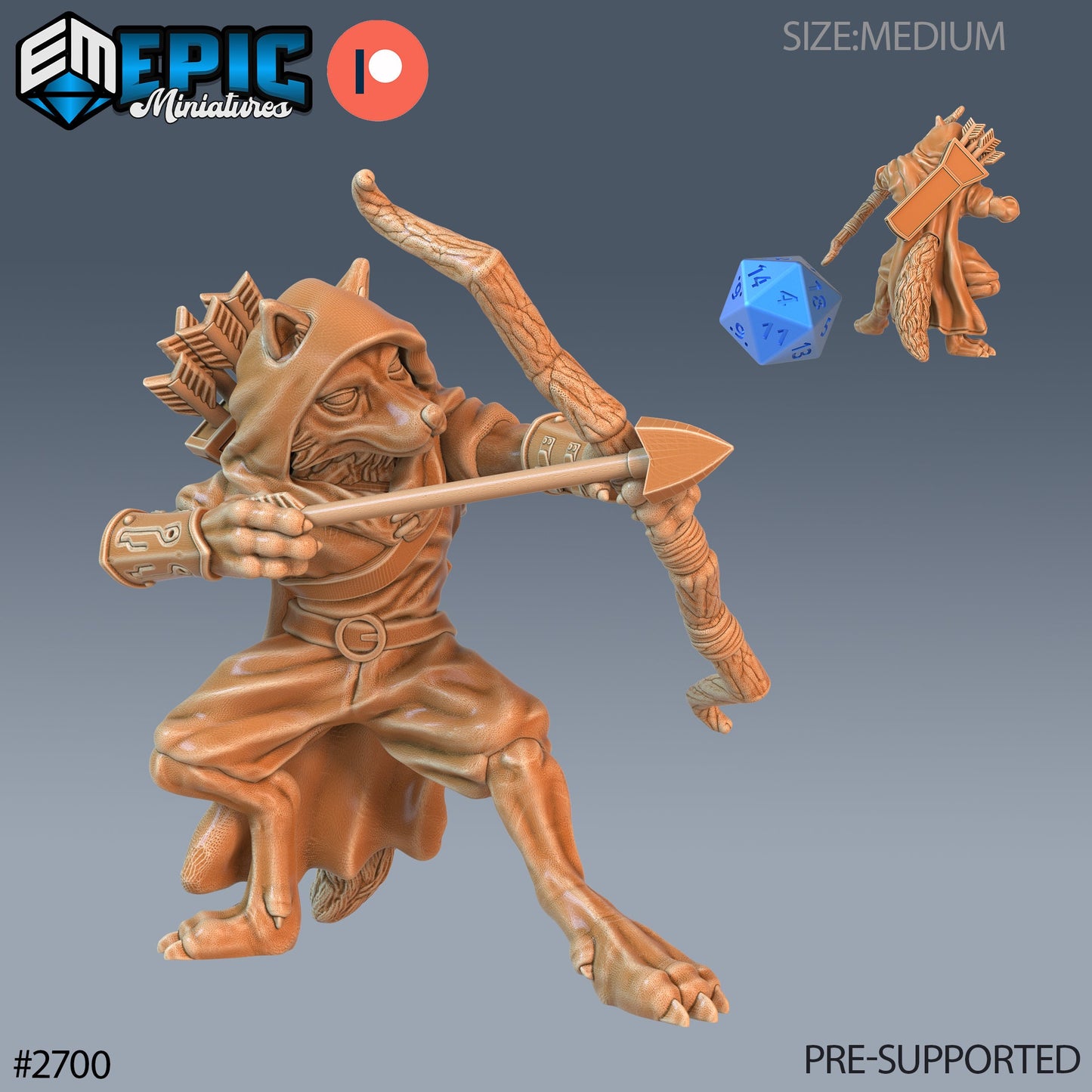Fox Folk Tribe - Set 2 (4 Variants Available) - Epic Miniatures