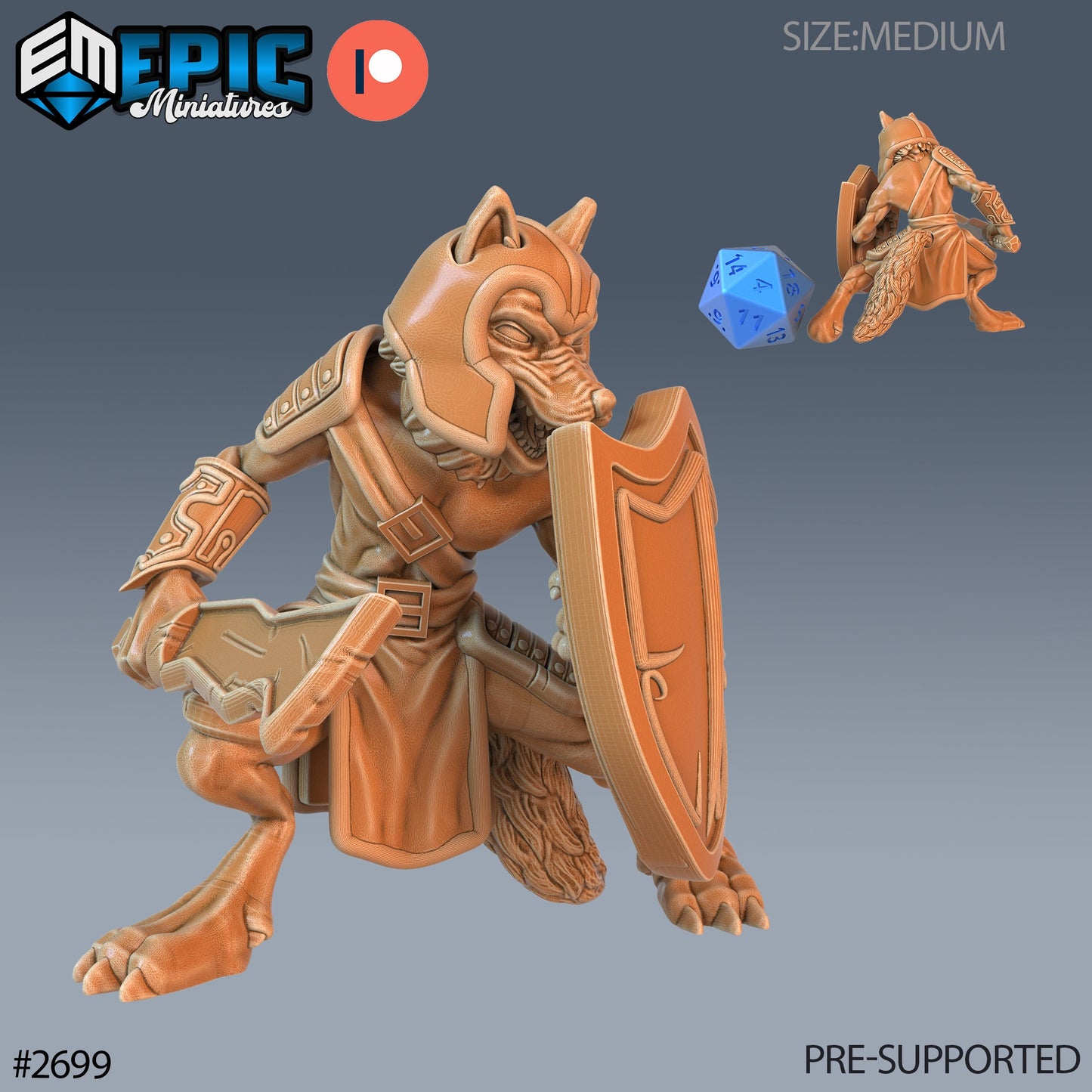 Fox Folk Tribe - Set 2 (4 Variants Available) - Epic Miniatures