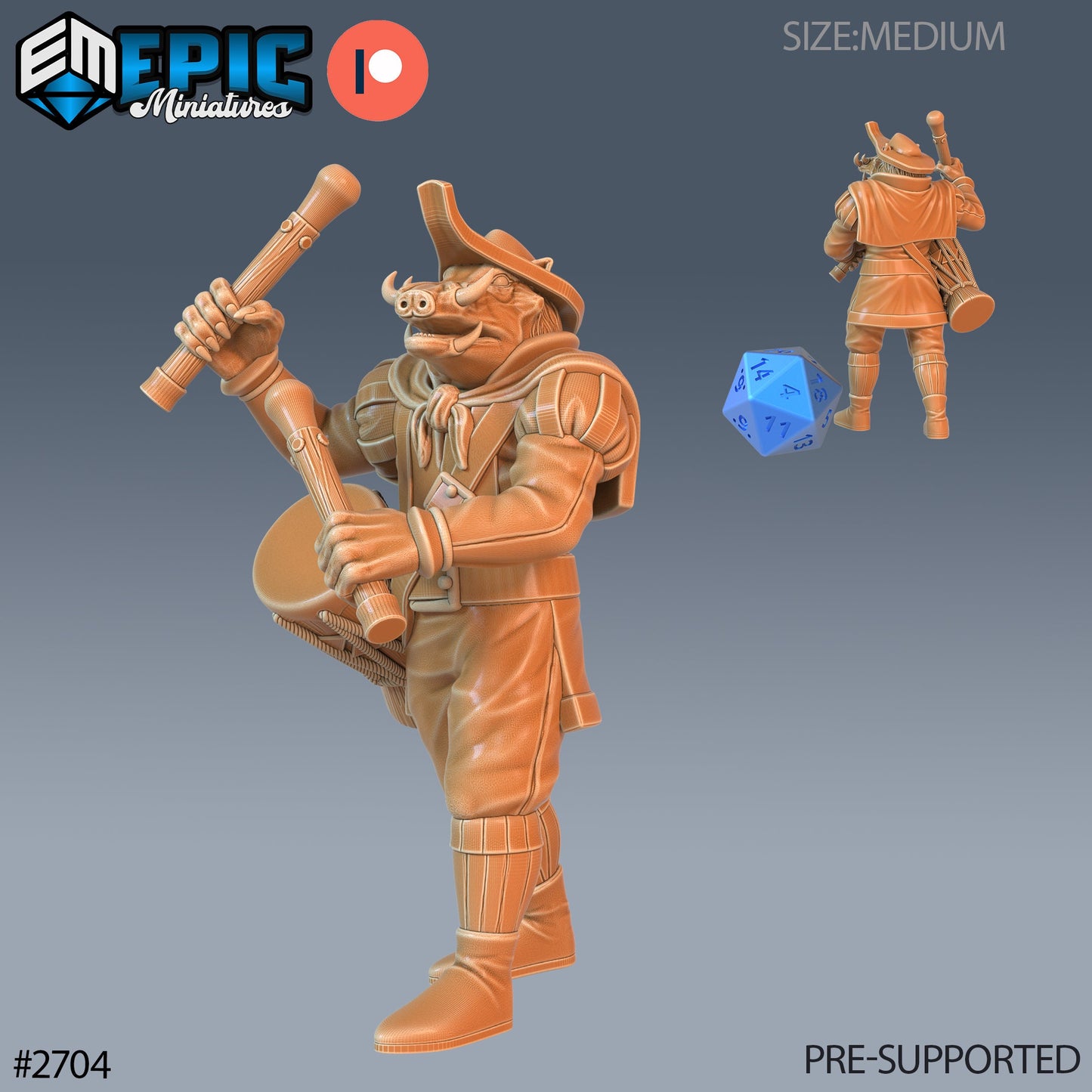 Warthog Folk Tribe - Set 1 (4 Variants Available) - Epic Miniatures