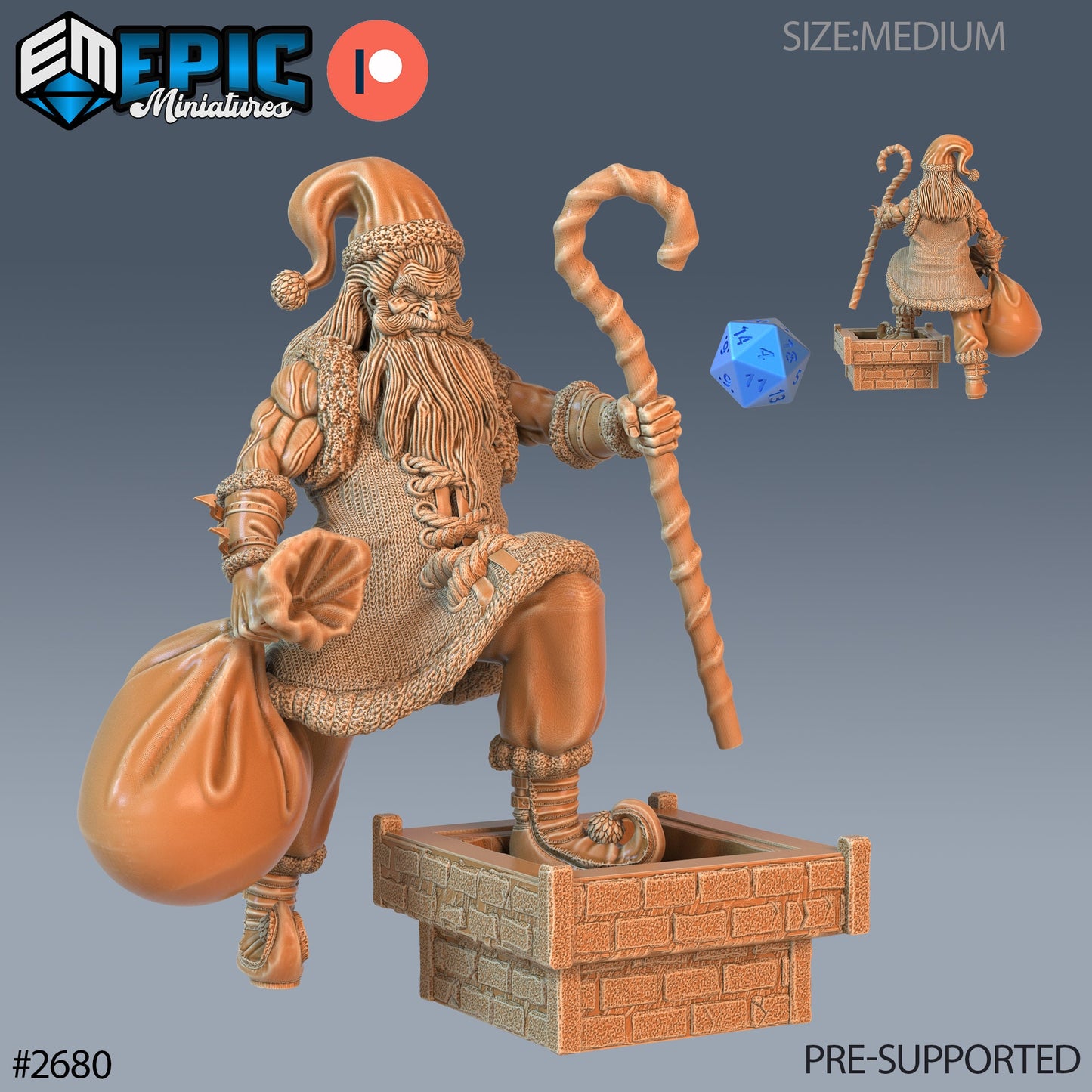 Santa Claus (3 Variants Available) - Epic Miniatures