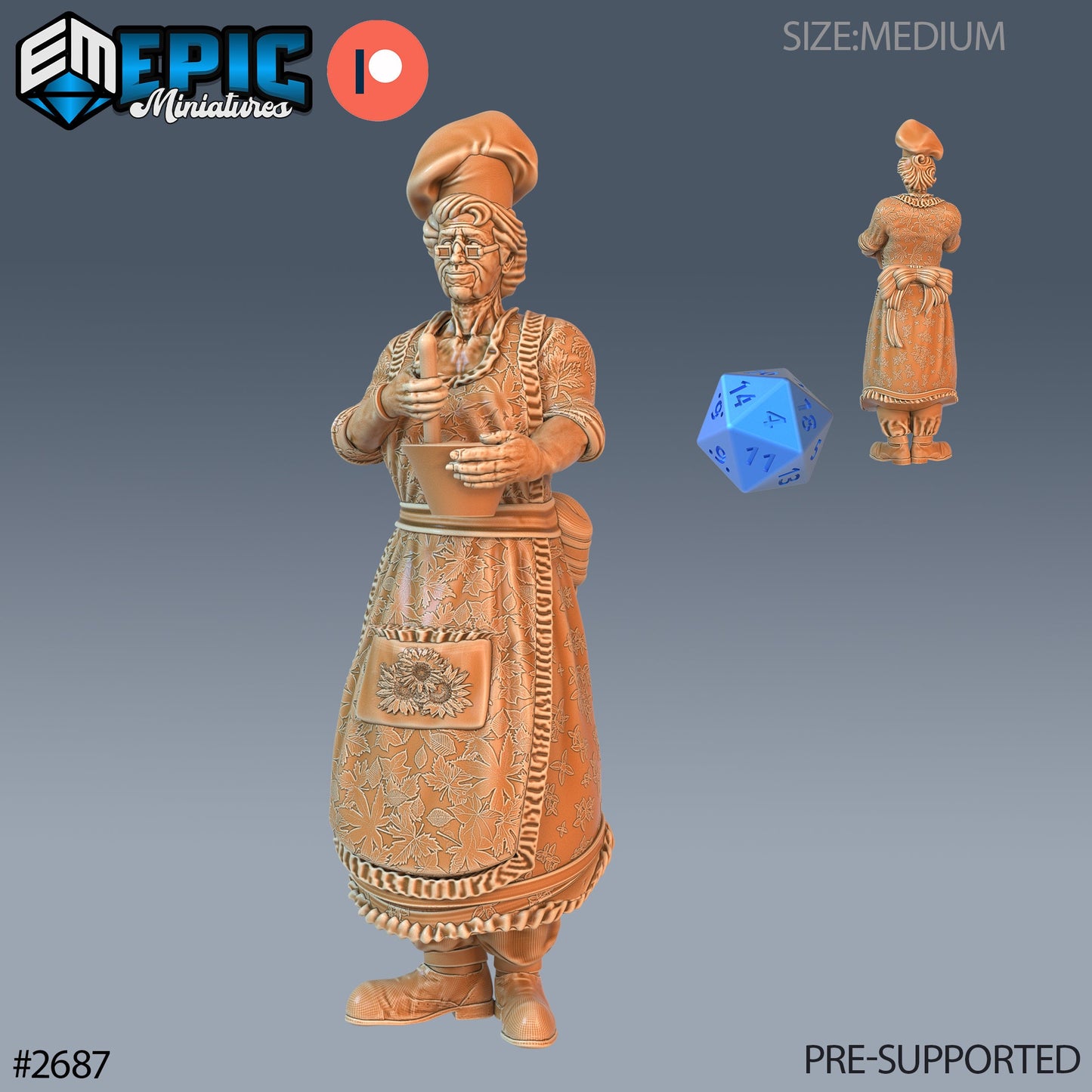 Grandma (3 Variants Available) - Epic Miniatures