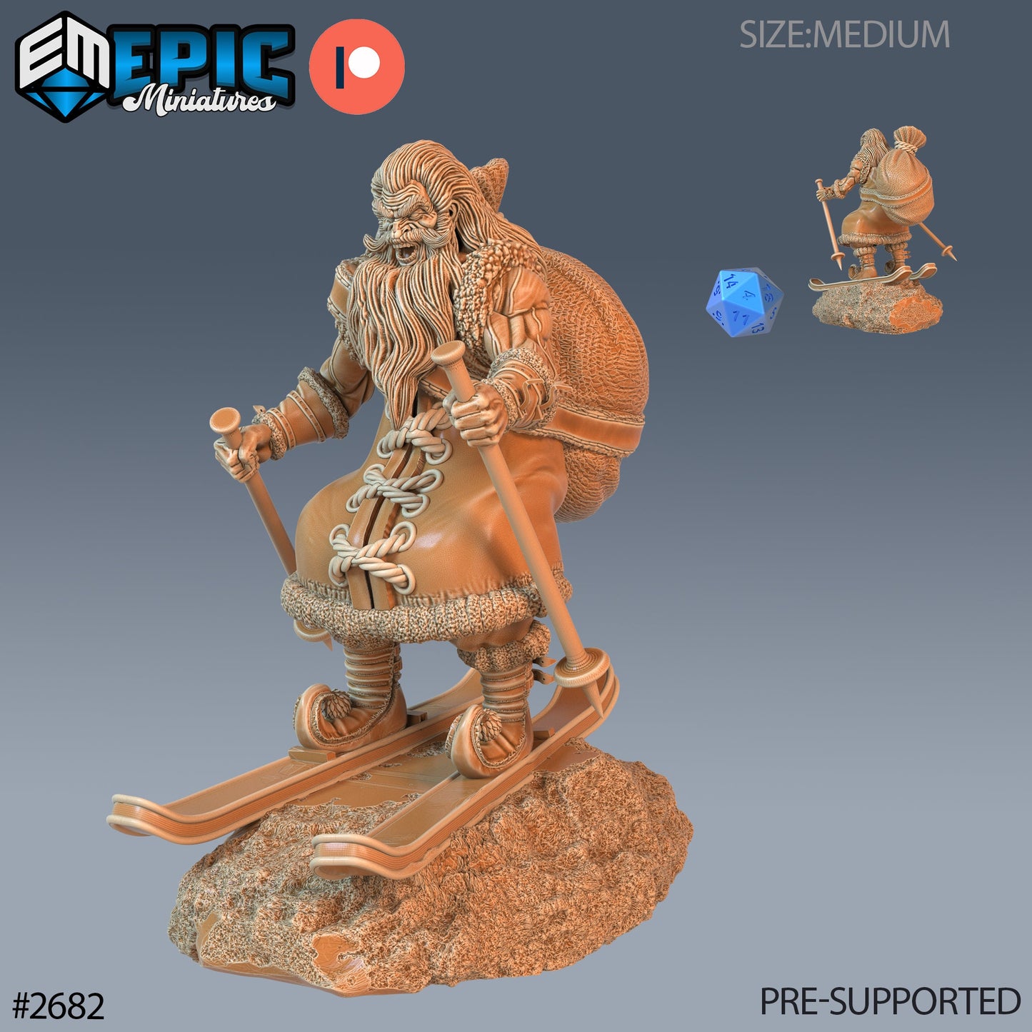 Santa Claus (3 Variants Available) - Epic Miniatures