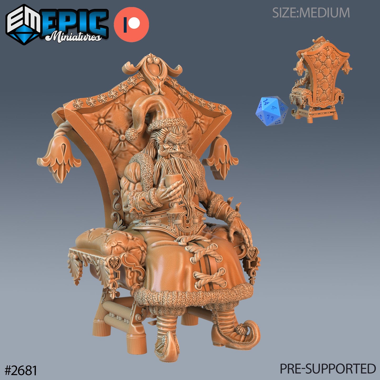 Santa Claus (3 Variants Available) - Epic Miniatures