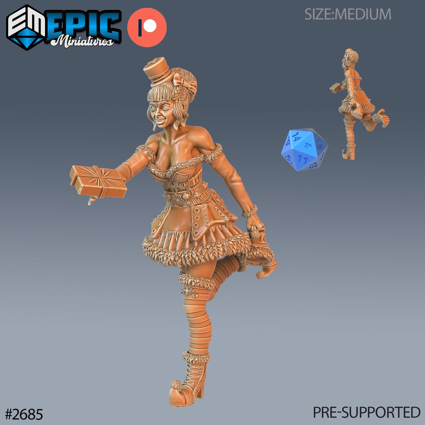 Mrs Claus (3 Variants Available) - Epic Miniatures