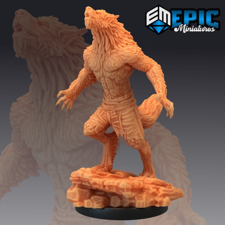 Werewolf (4 Variants) - Epic Miniatures