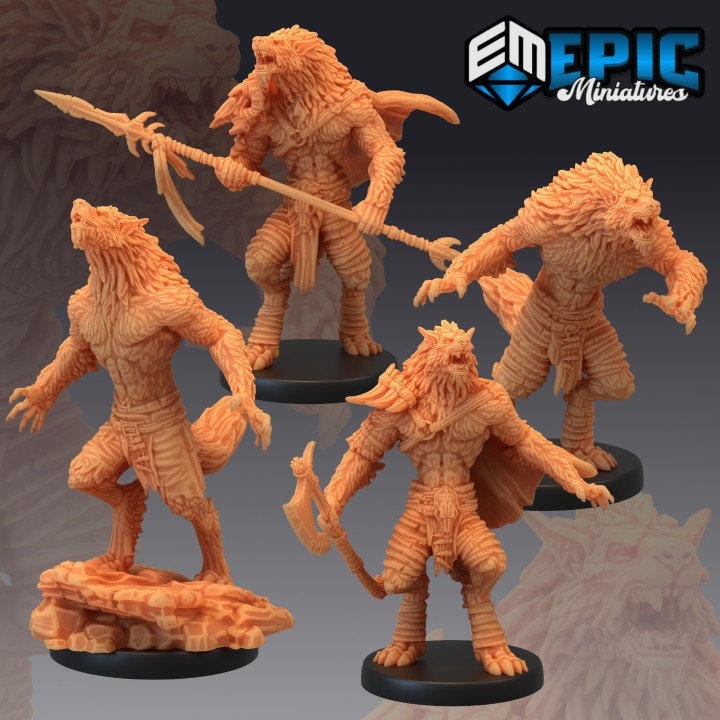 Werewolf (4 Variants) - Epic Miniatures