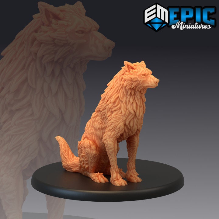 Winter Wolf (4 Variants Available) - Epic Miniatures