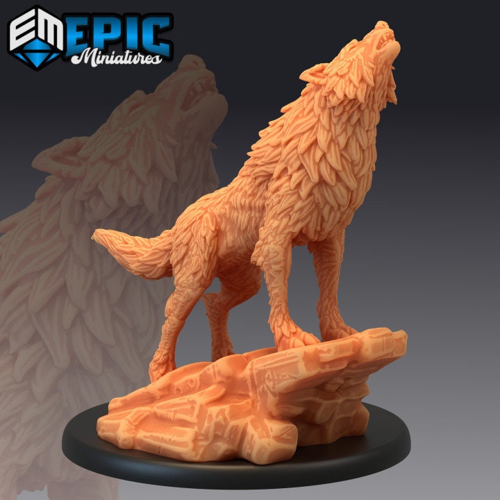 Winter Wolf (4 Variants Available) - Epic Miniatures