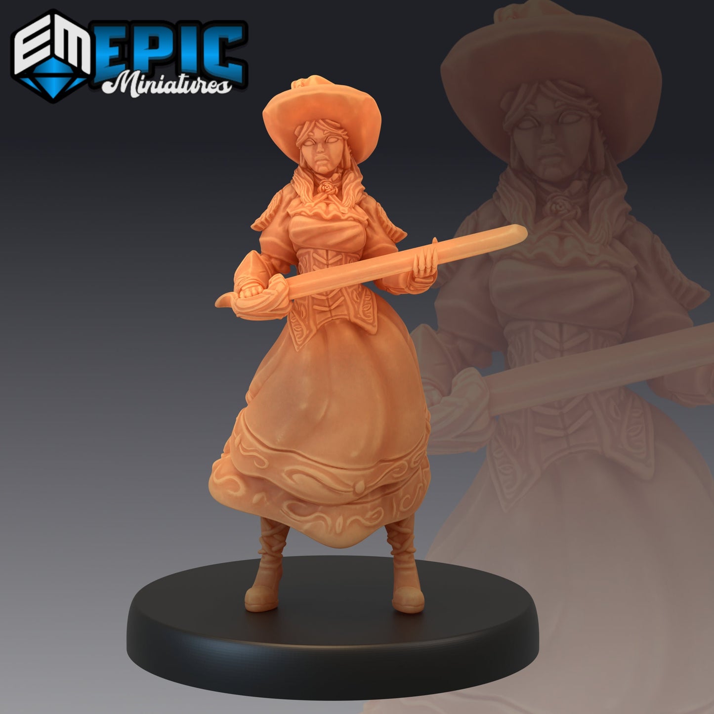 Lady Roseheart (3 Variants) - Epic Miniatures