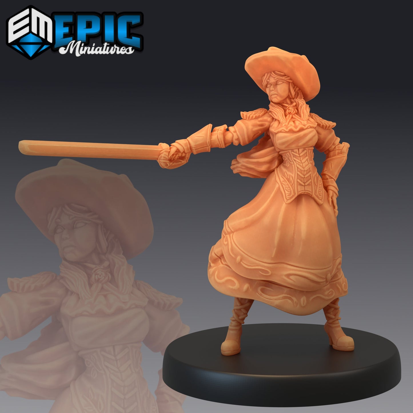 Lady Roseheart (3 Variants) - Epic Miniatures