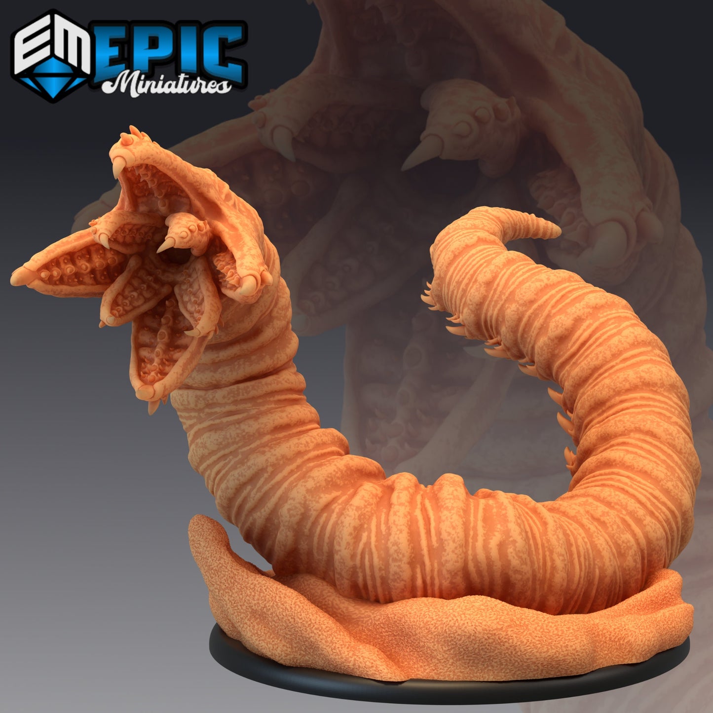 Sandworm (3 Variants) - Epic Miniatures