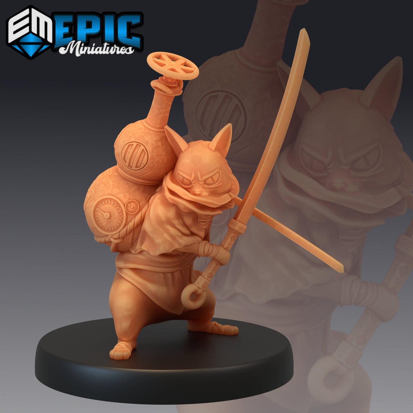Wandering Neko (3 Variants Available) - Epic Miniatures